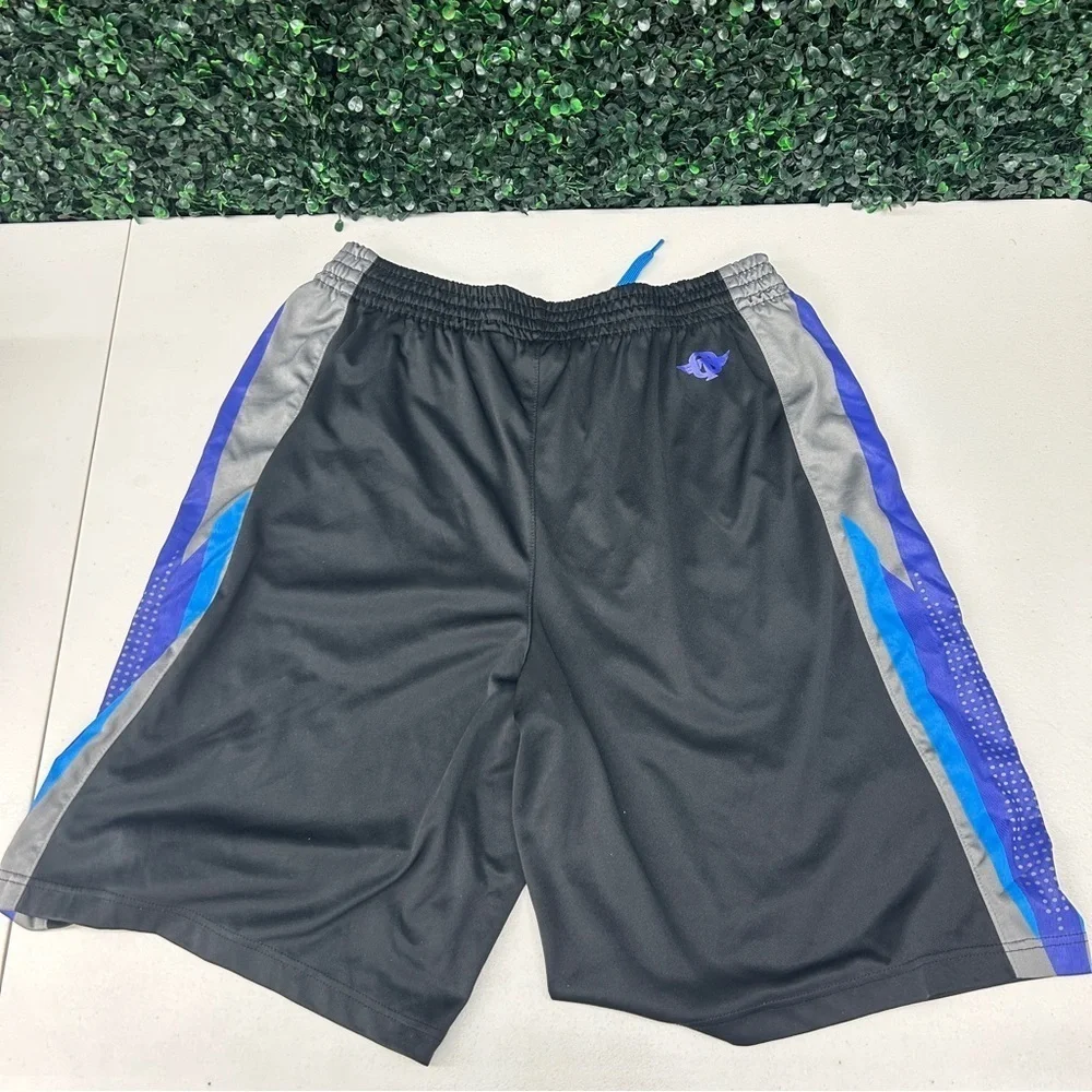 TapOut Men's Black and Blue Athletic Shorts